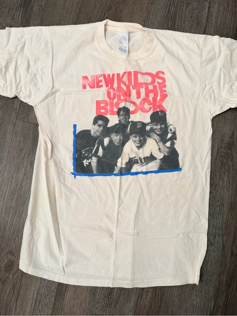 Vintage single stitch 90s New Kids on the Block size large tee